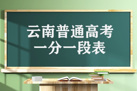云南省2023年普通高考一分一段表查询